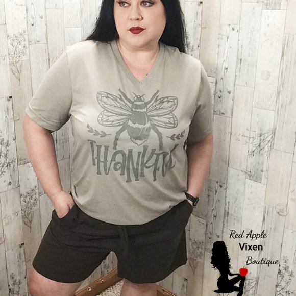 Brown French Terry Drawstring Shorts - Picture 3 of 3